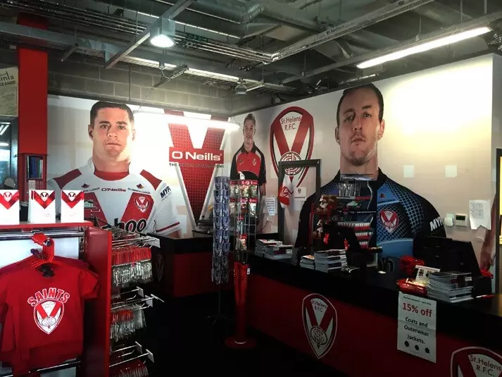 St. Helens RFC signage