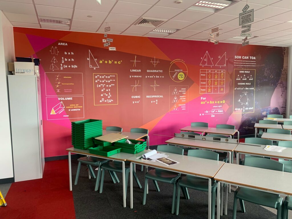 School wall graphics