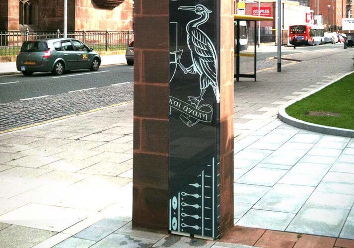 Liverpool lightbox display
