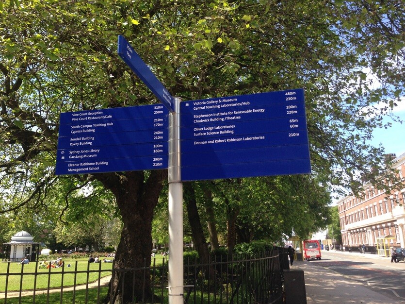 functional/directional signage