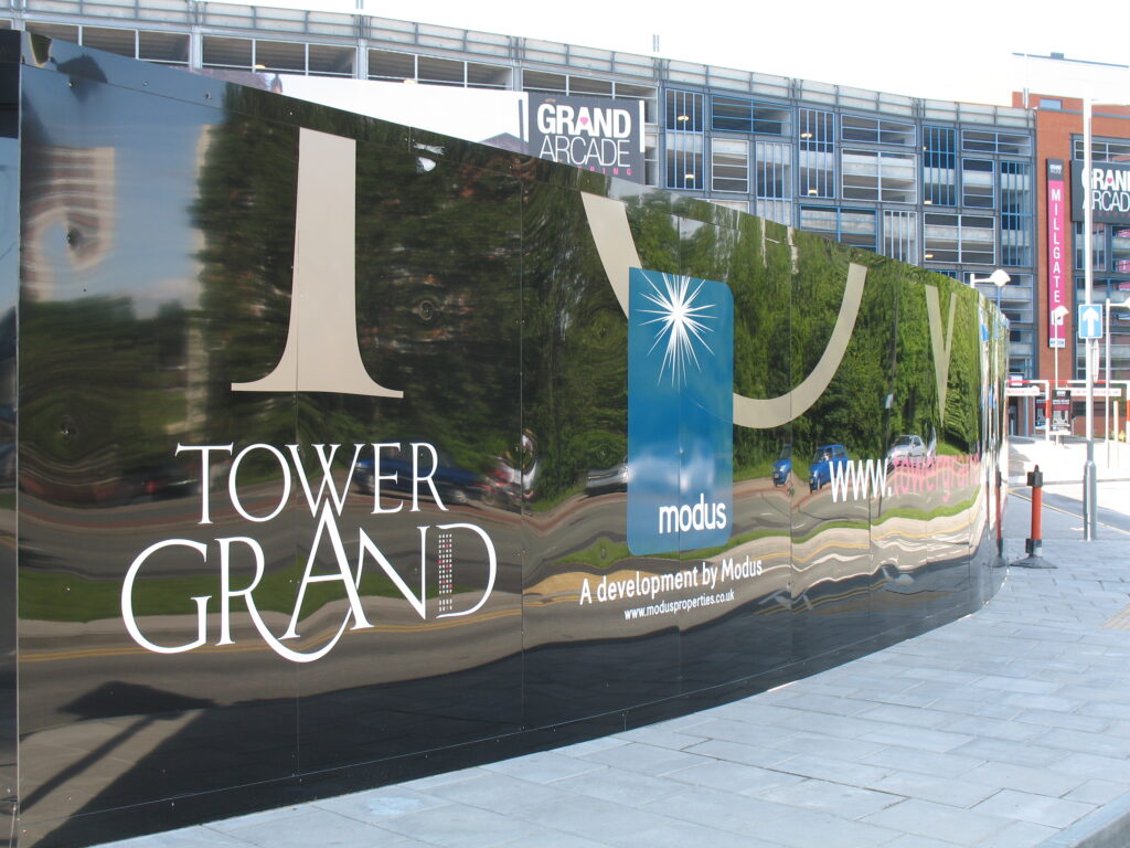 site hoarding graphics