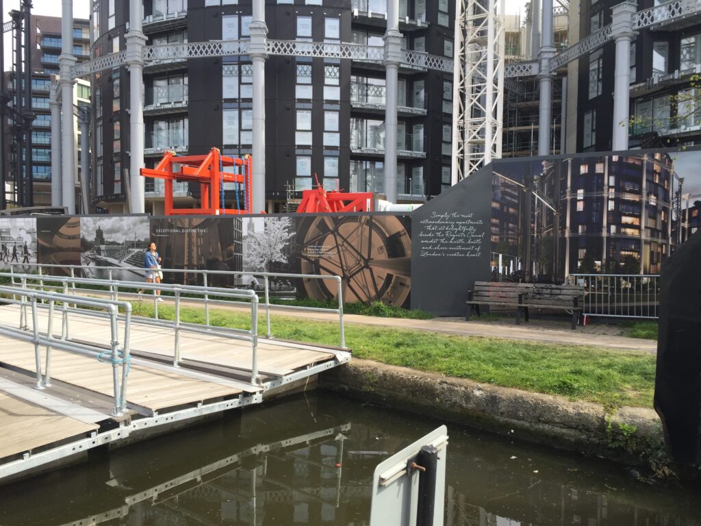 Site hoarding signage