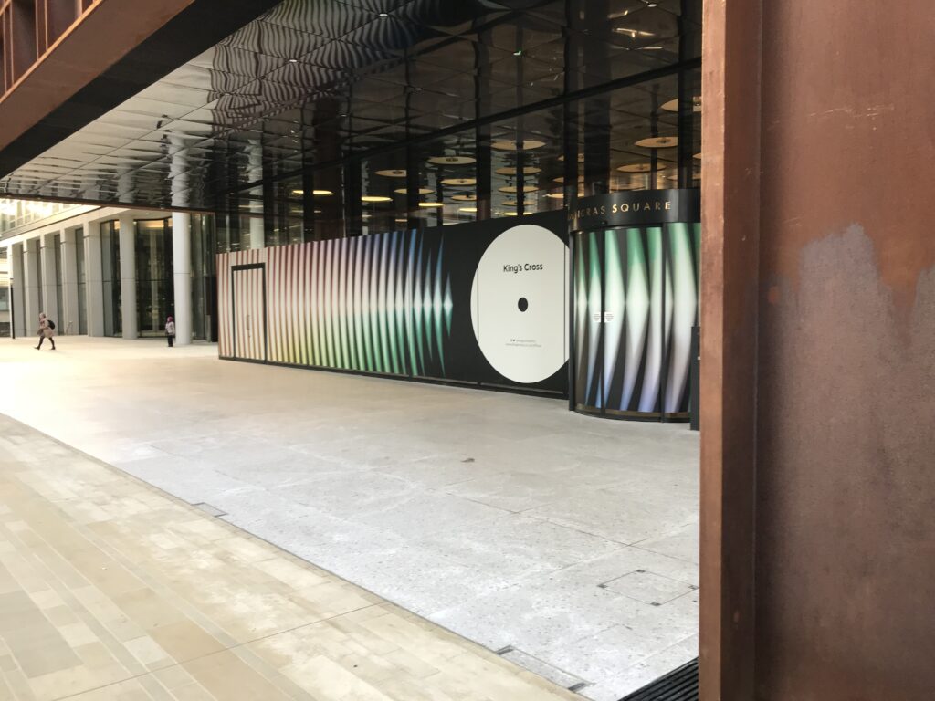 Site hoarding graphics