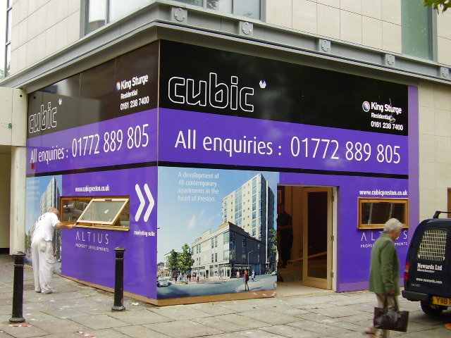 site hoarding graphics