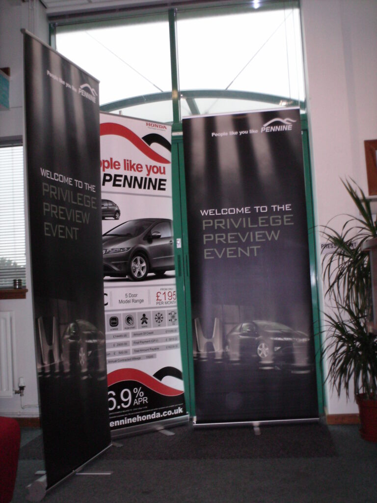 Exhibition stands and display graphics