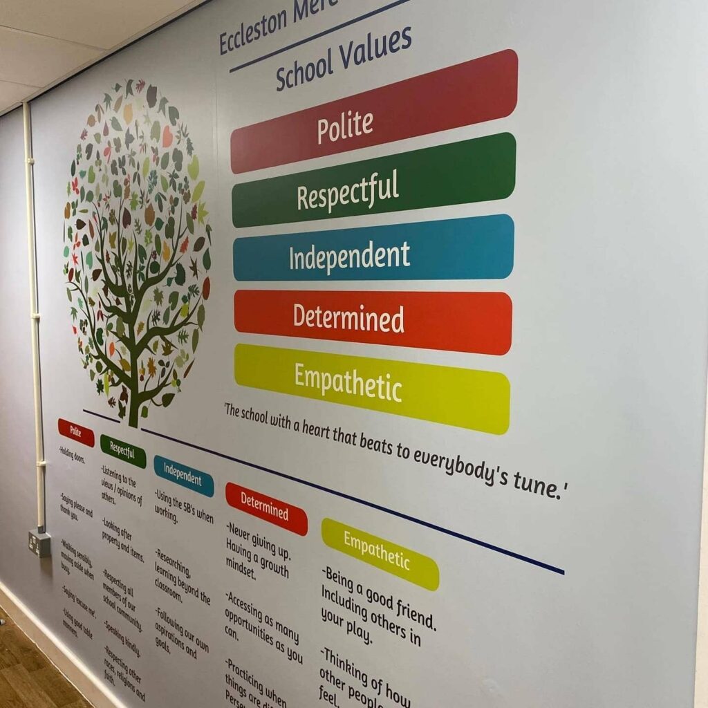 School signage