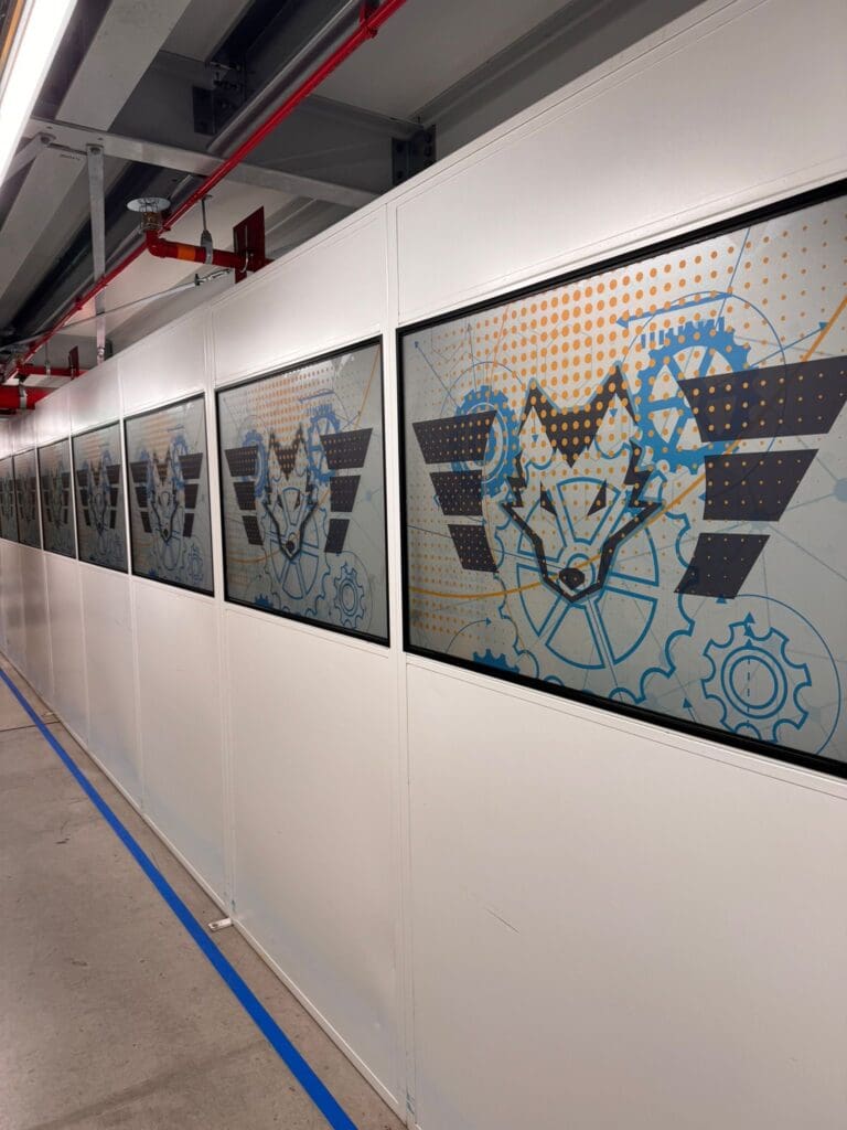 Frosted window graphics