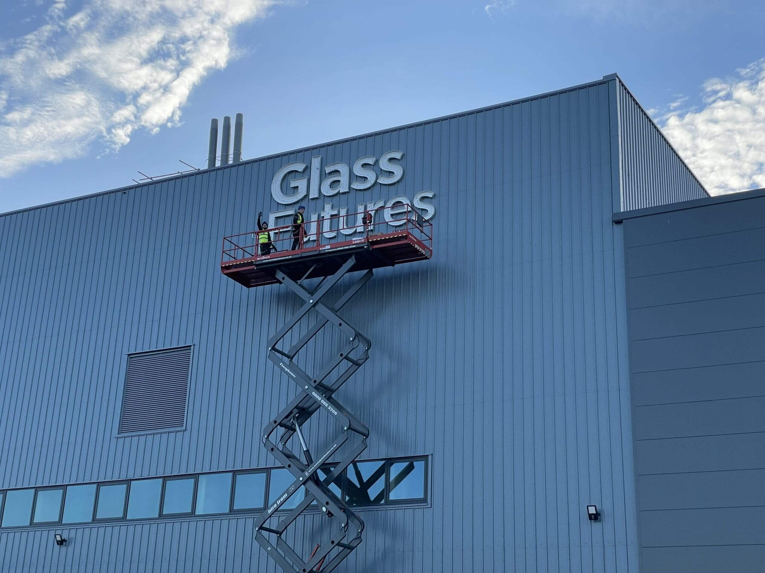 glass futures signage st. helens