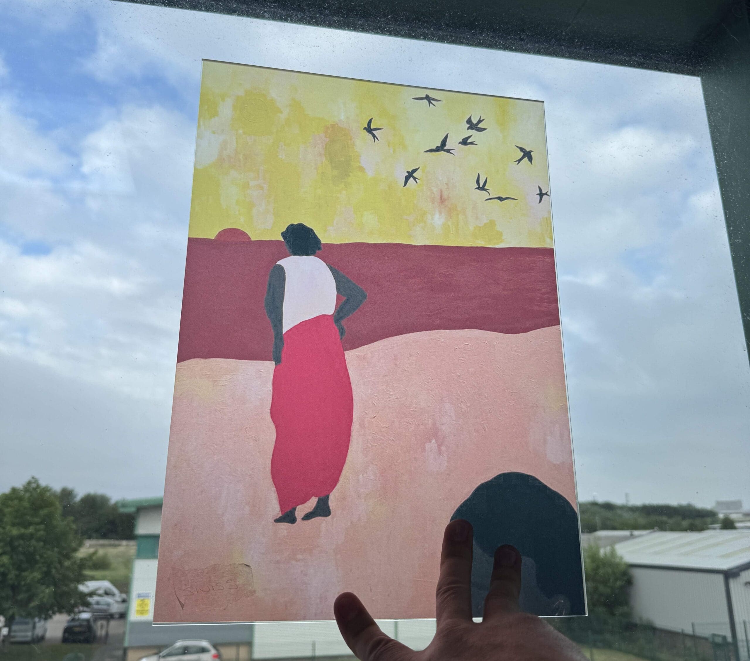 Frosted Printed sample for Cassi Namoda - Turner Contemporary