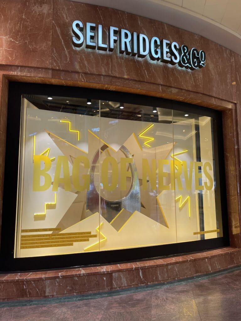 selfridges window display