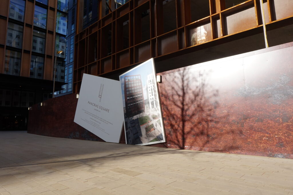kings cross site hoarding