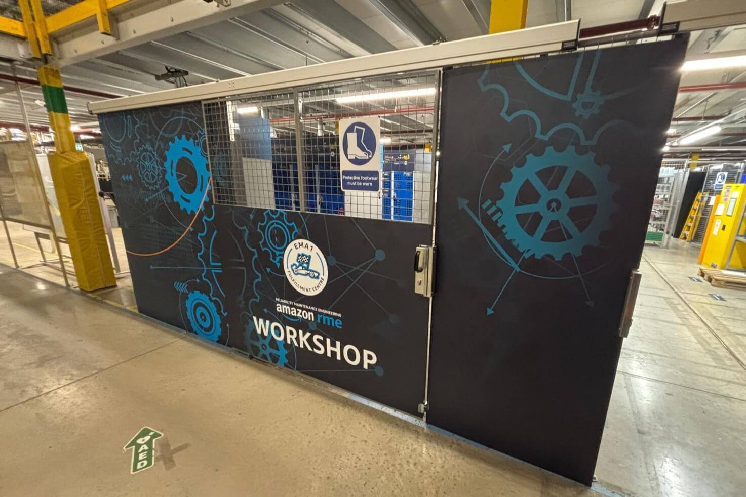 amazon printed panel signage