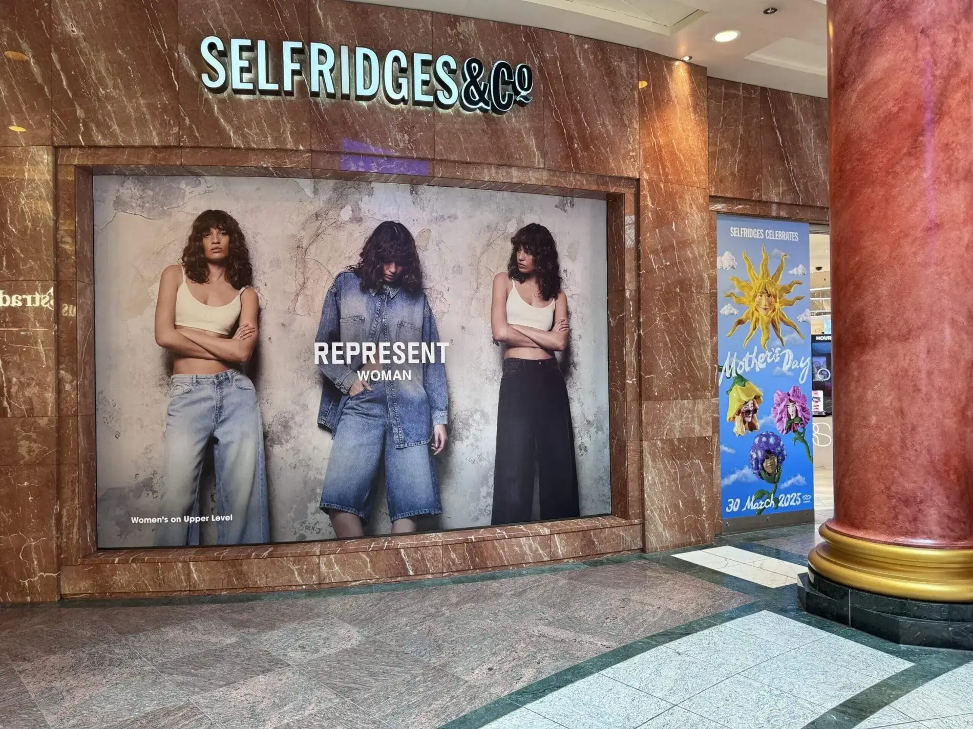 Selfridges window graphics