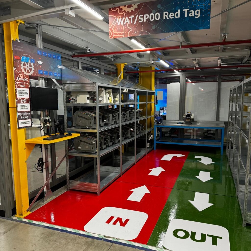 Amazon warehouse signage