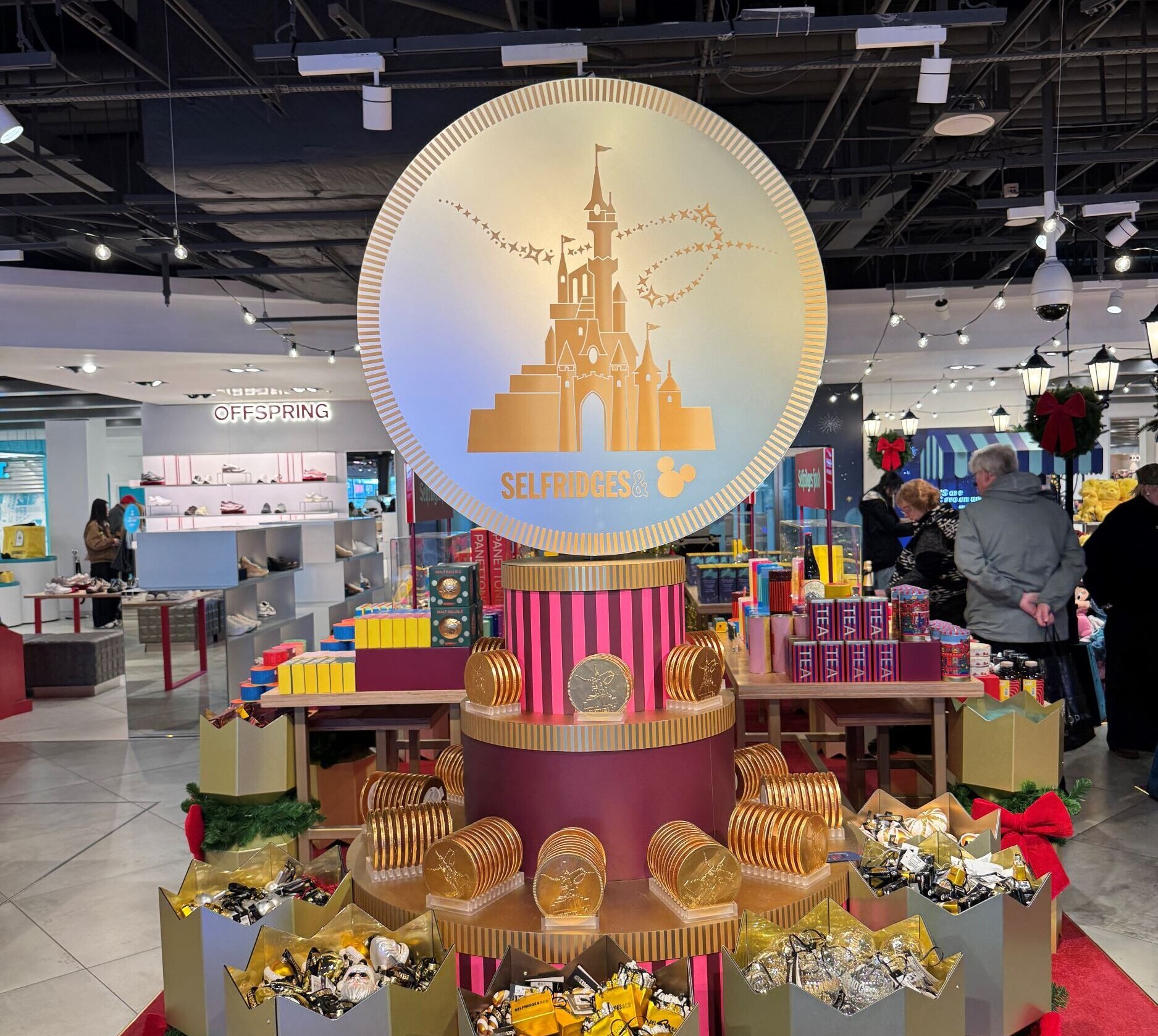 Selfridges x Disney Christmas Campaign birmingham Manchester trafford centre
