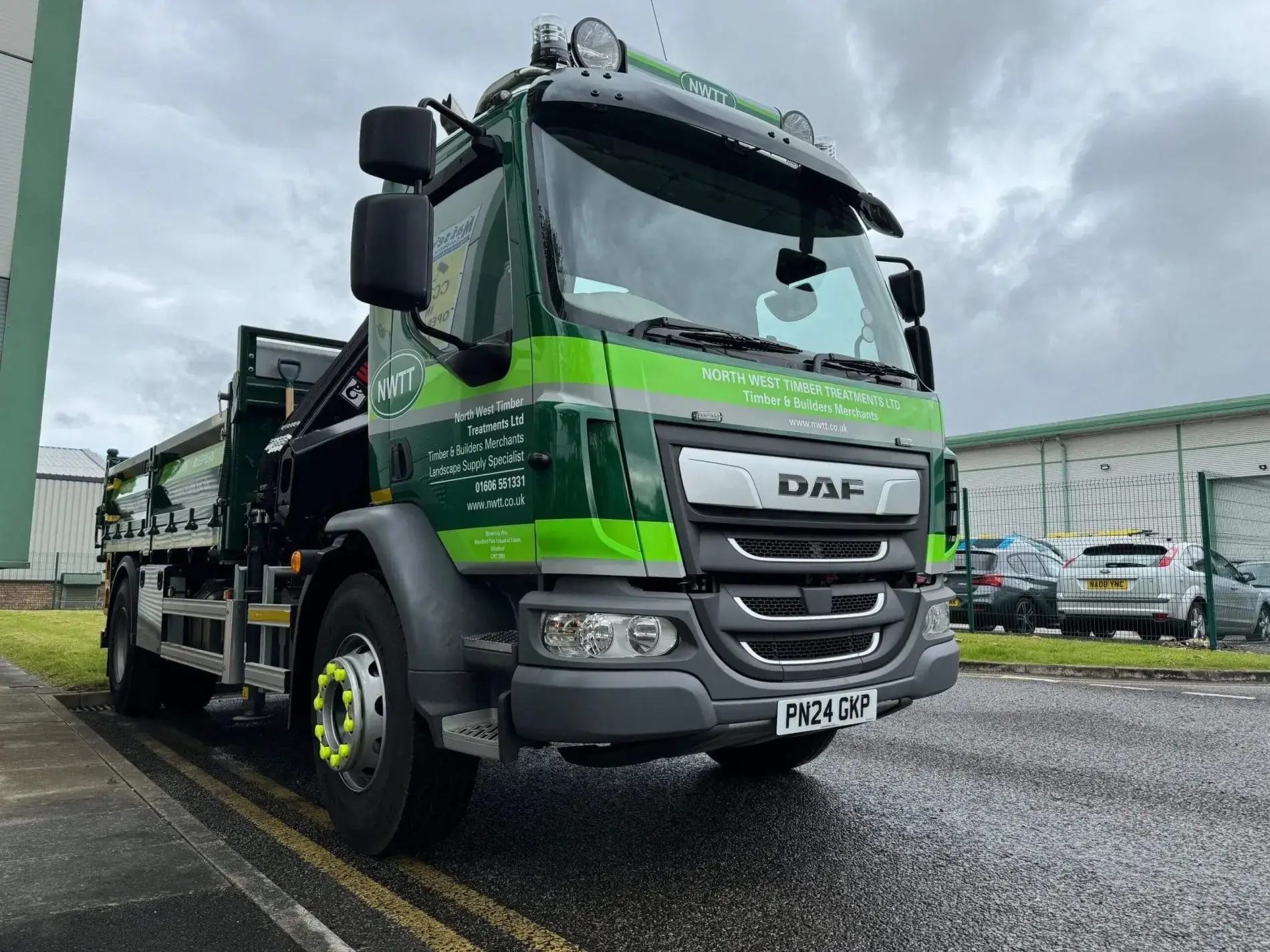 Construction truck signage