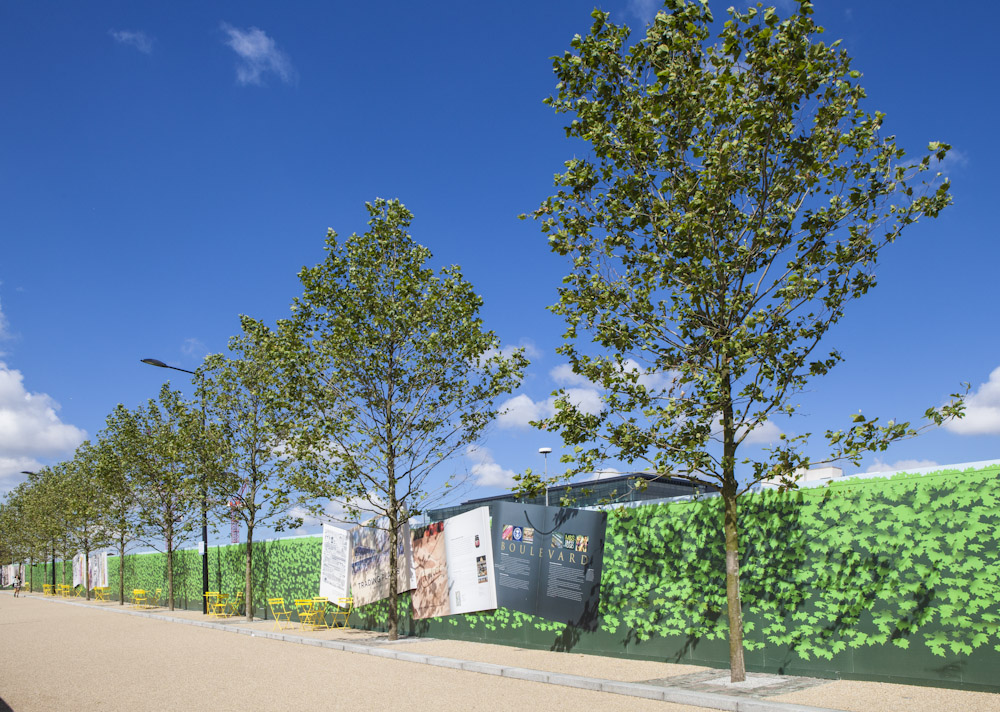 site hoarding graphics st.helens