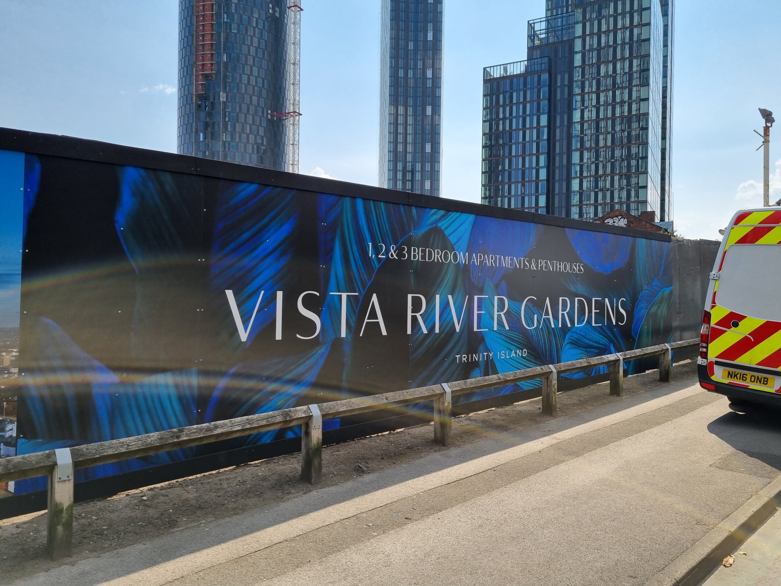 site hoarding graphics manchester