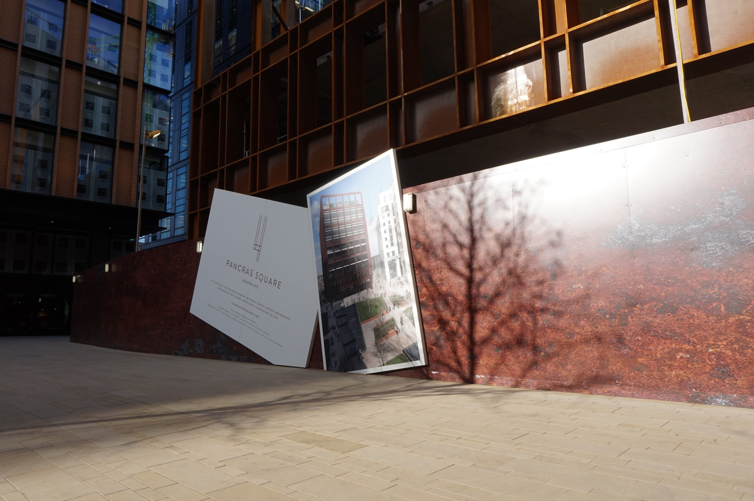 Site hoarding graphics london