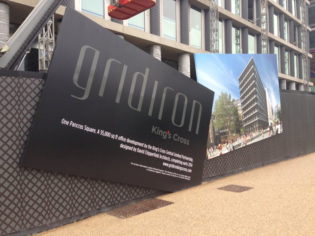 site hoarding graphics london