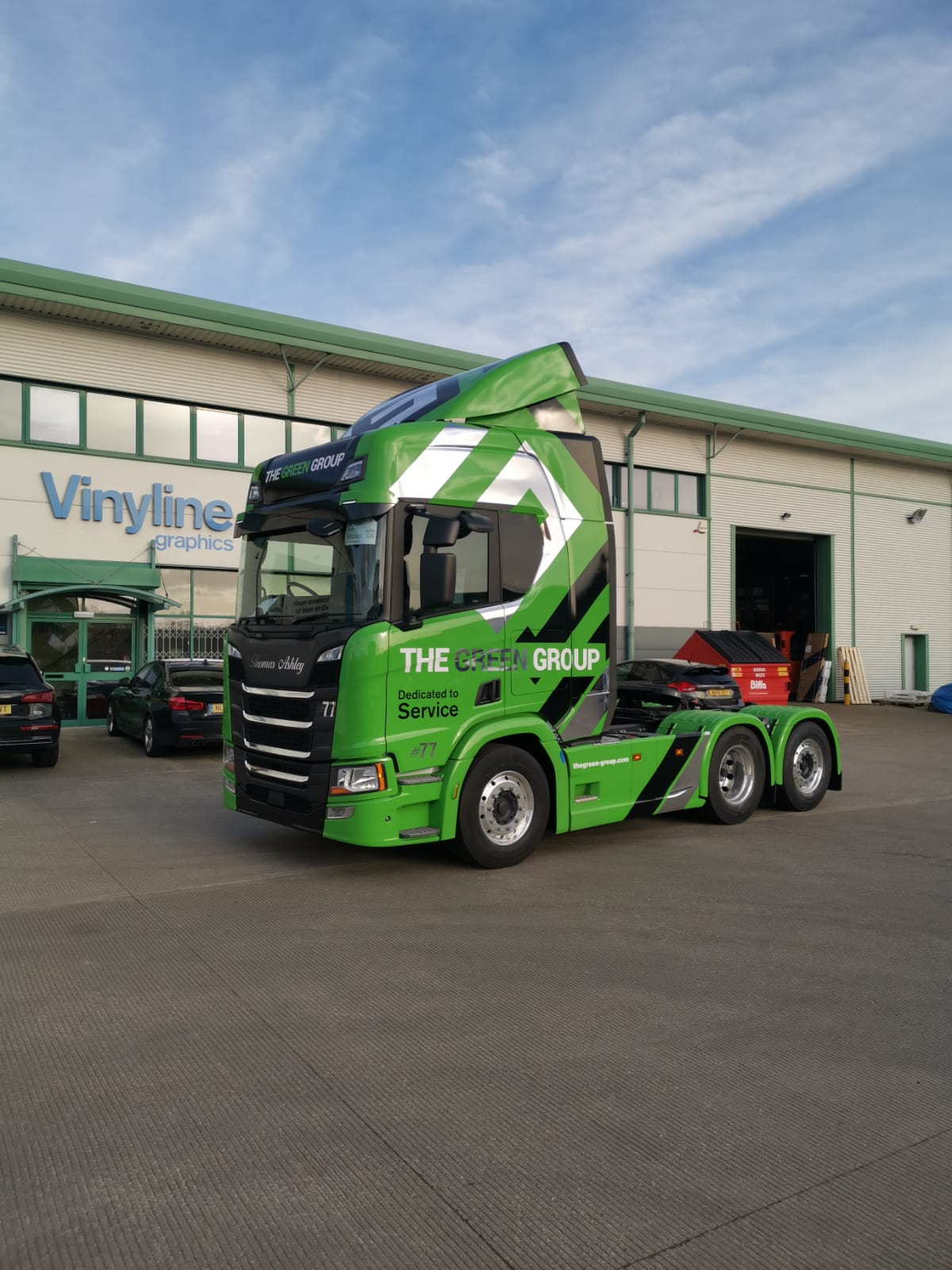 lorry cab wrap in Manchester