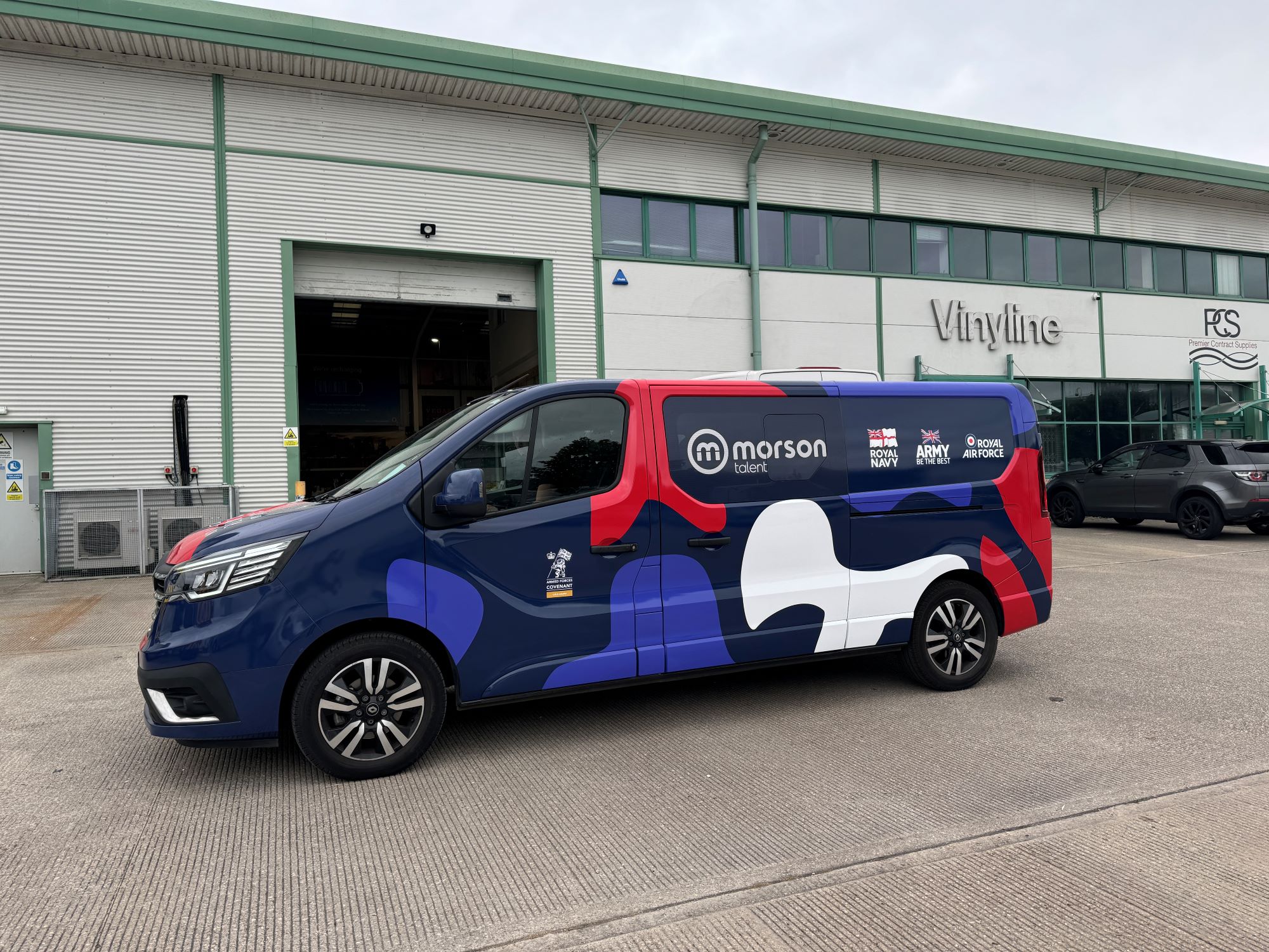 Vehicle wrap Liverpool installed for local business