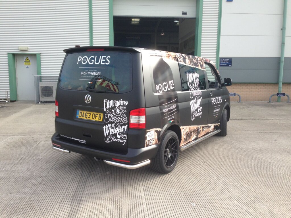 Professional van graphics in Liverpool city centre
