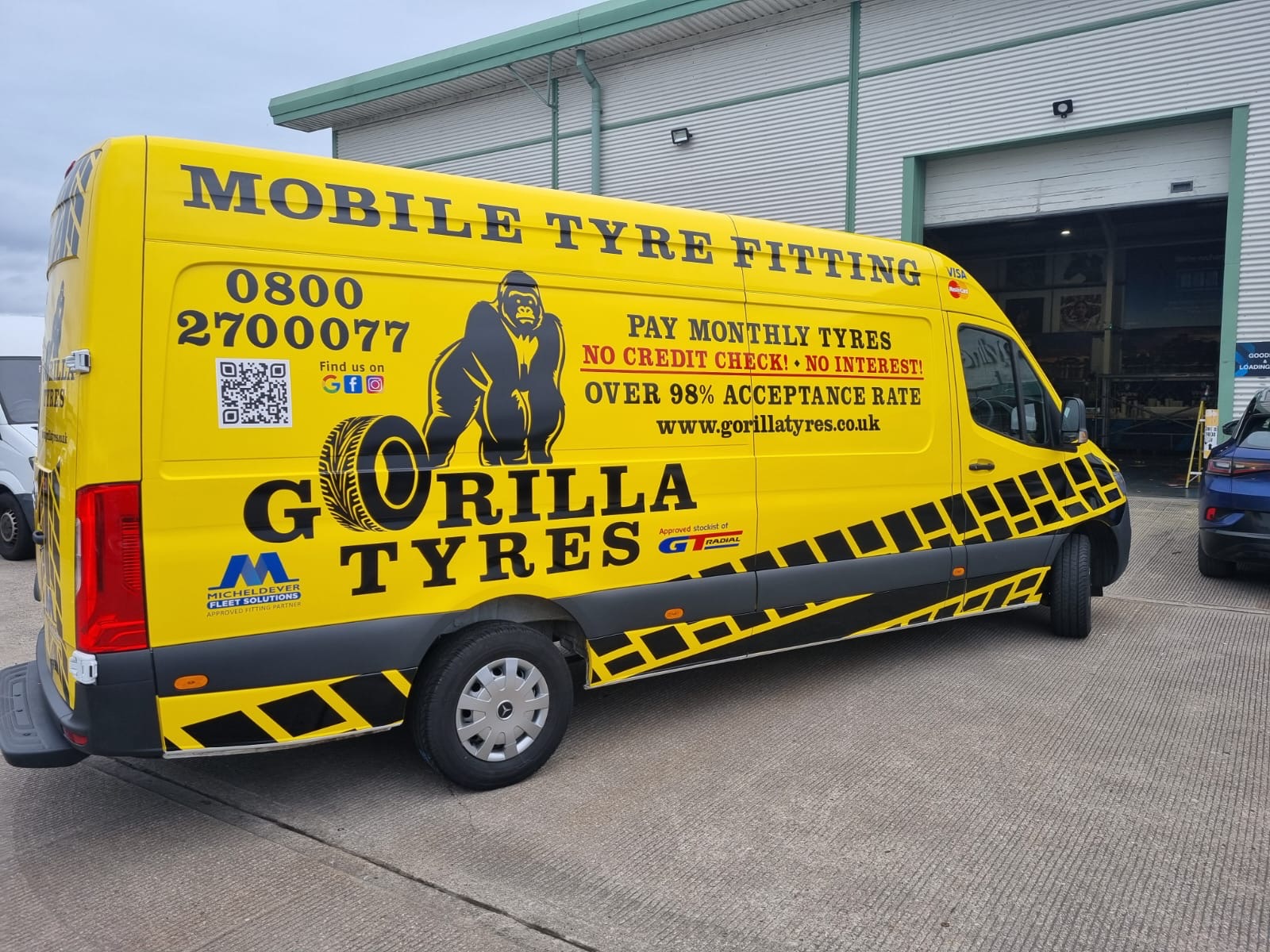 Custom van wrap Liverpool with bold company branding