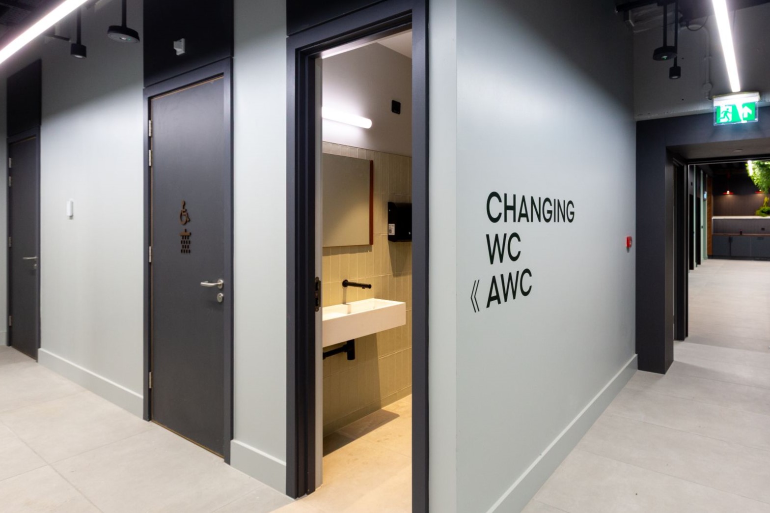 office wayfinding signage by vinyline