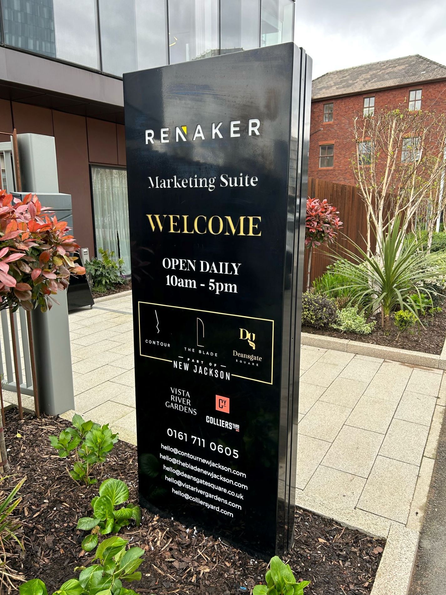 professional business totem signage in Manchester