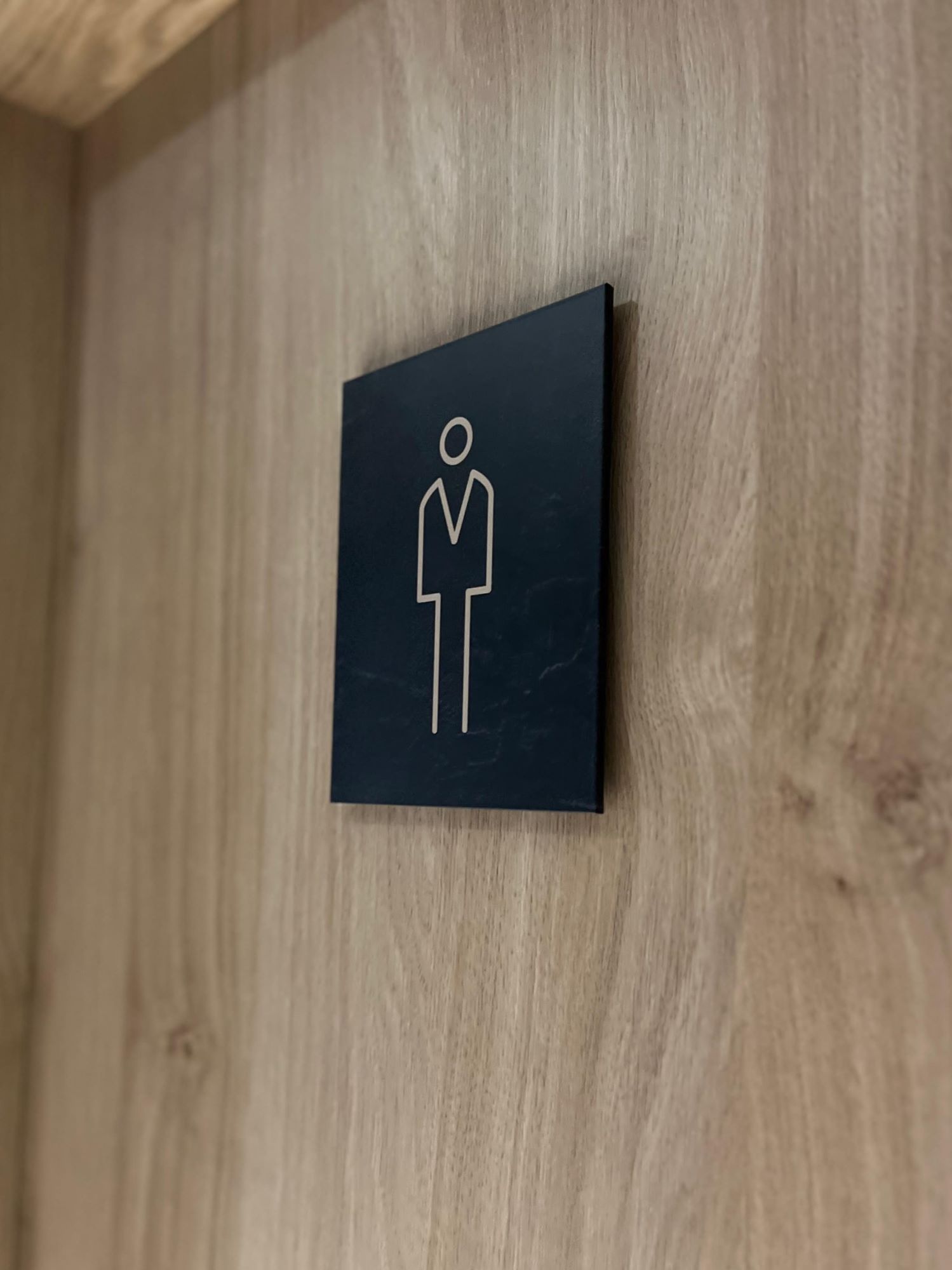 toilet signage by vinyline