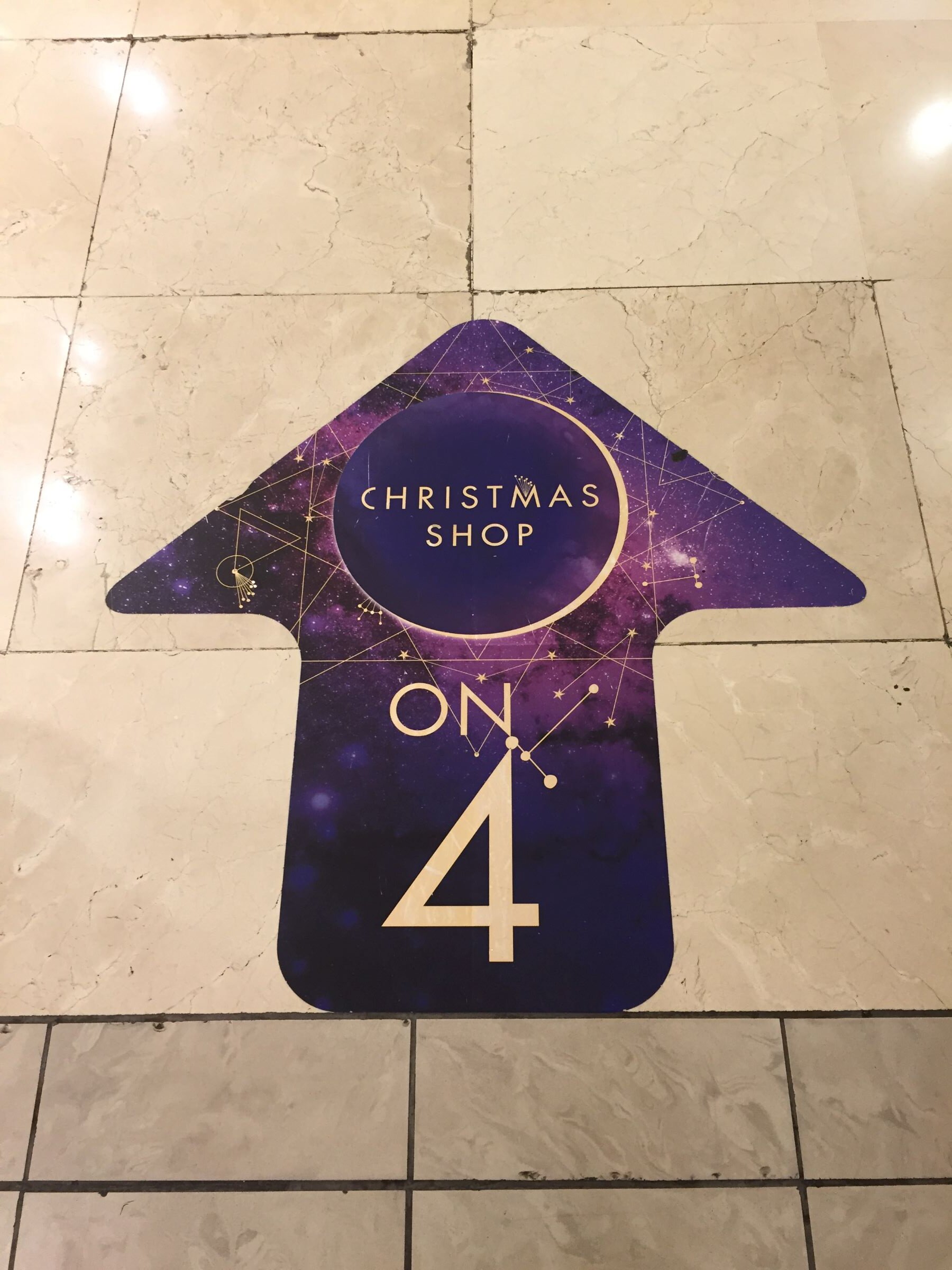 floor graphics for retail environment installed by vinyline