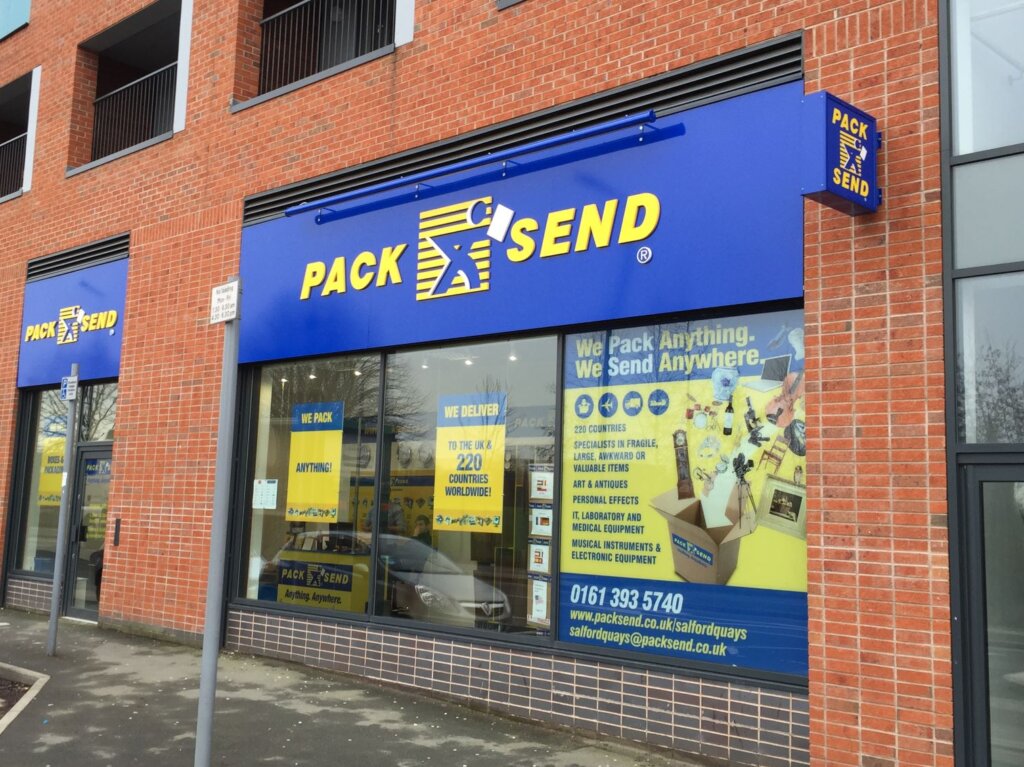 professional business sign designed for company branding