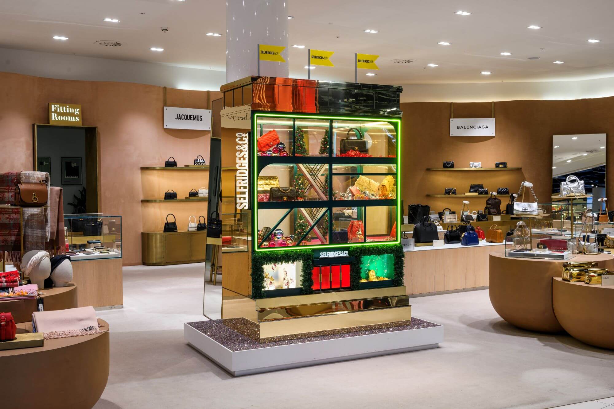 Selfridges dollshouse manufactures and installed by vinyline