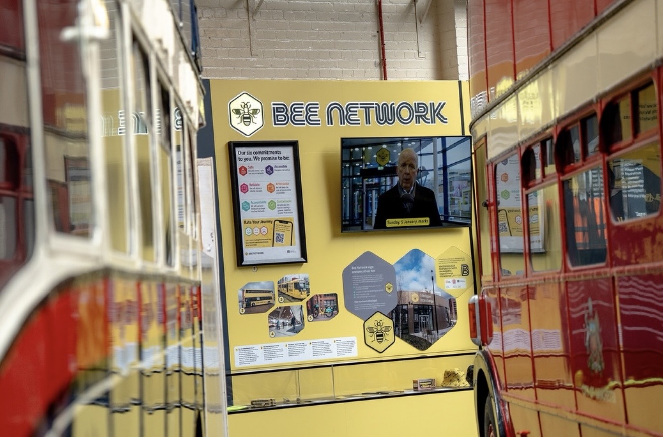 Bespoke exhibition fabrication and installation at Manchester Transport Museum.