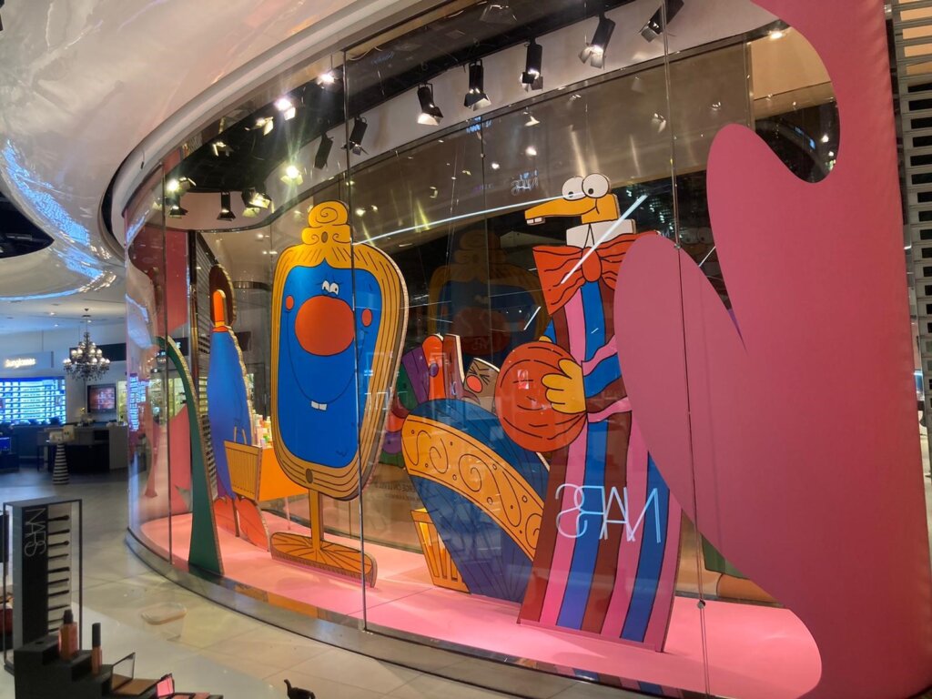 sustainable printed graphics for selfridges by vinyline