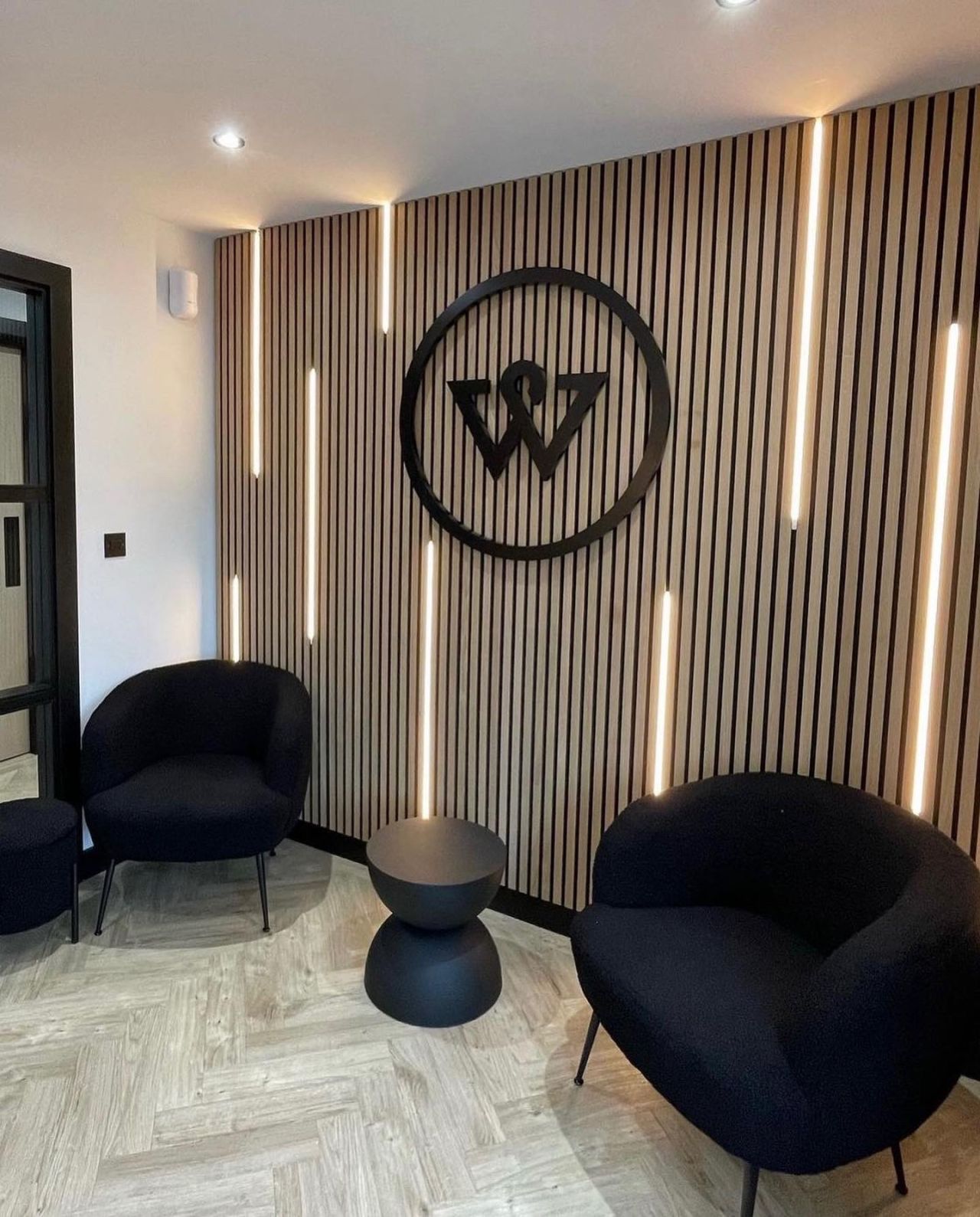 dental interior logo built up 3d letters